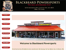 Tablet Screenshot of blackbeardpowersports.com